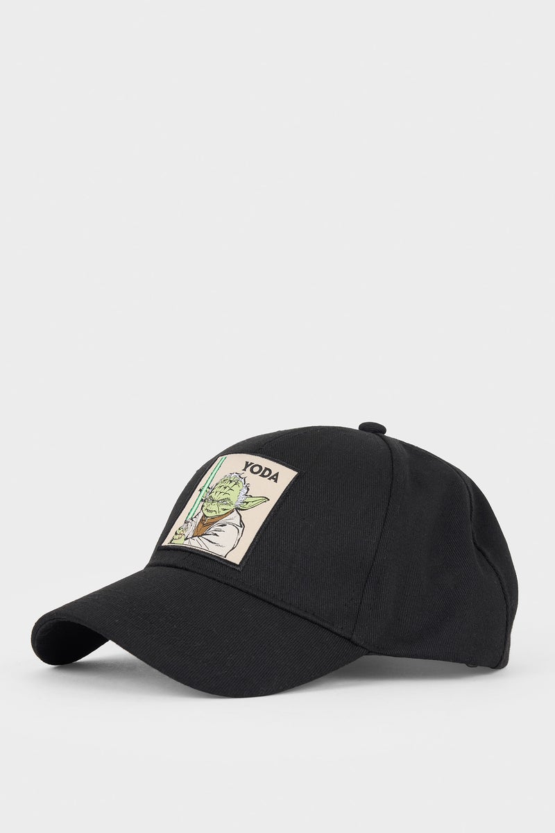 DeFacto Black Man Man Star Wars Cap Casual - Image 1
